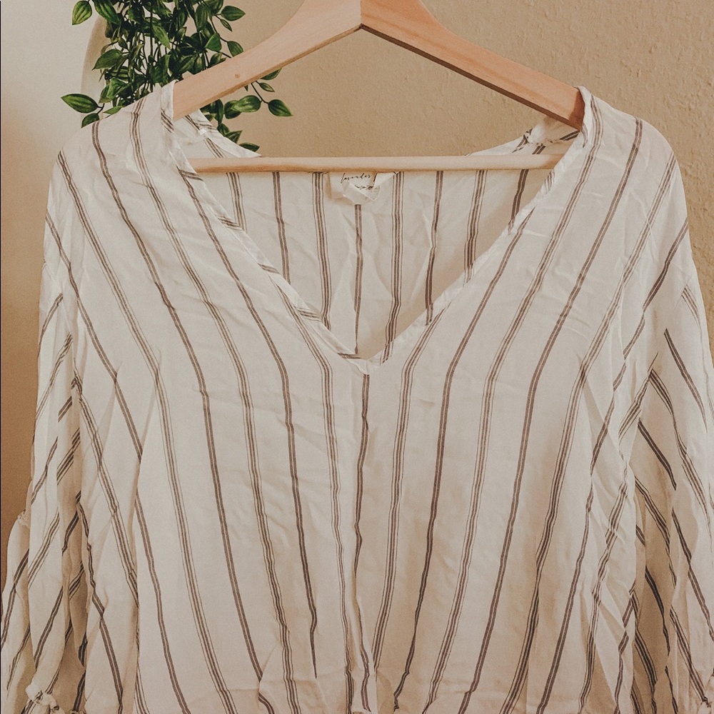 tj maxx front tie flowy top